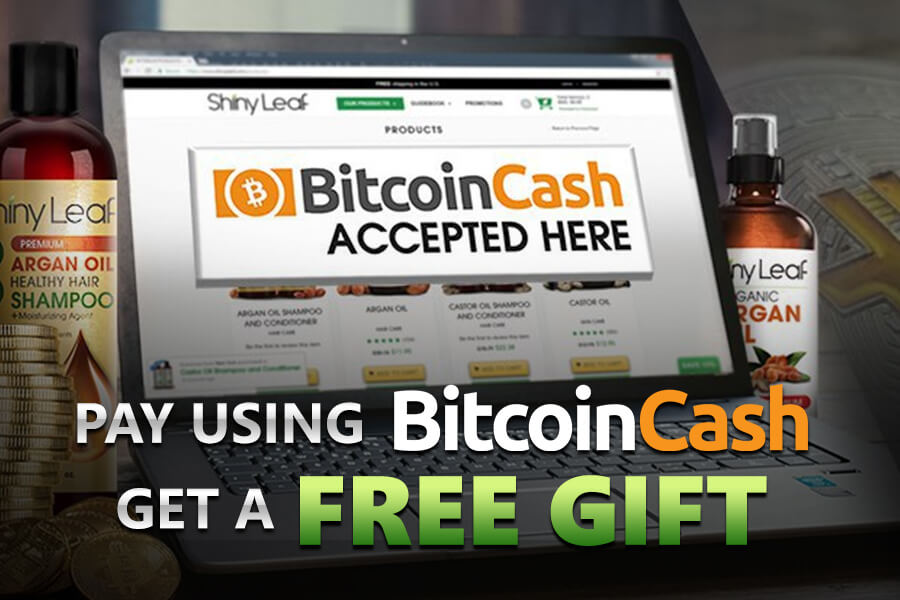 Shiny Leaf Announces Bitcoin Cash Support & Free Gift for All Who Use It to Pay